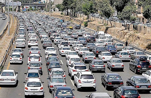روند افزایشی رفت و آمد و ترافیک در مشهد