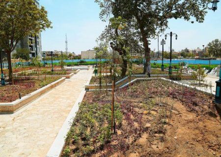 بوستان رازفر،بزرگترین بوستان در نزدیکی حرم مطهر آماده بهره برداری
