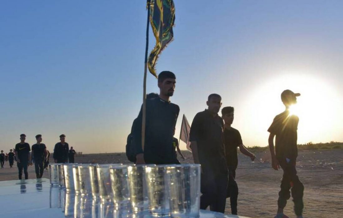 تصفیه آب برای زائران اربعین توسط شرکت‌های دانش‌بنیان مشهد