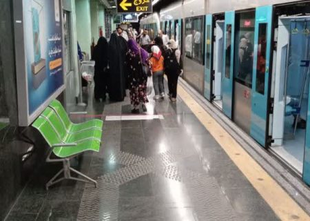 سرويس‌دهی رایگان قطارشهری مشهد در روز عیدغدیر