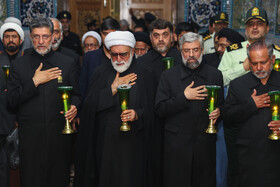 شام غریبان شهادت امام حسین (ع) در حرم مطهر رضوی