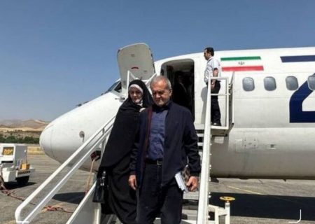 رئیس جمهور وارد مشهد شد