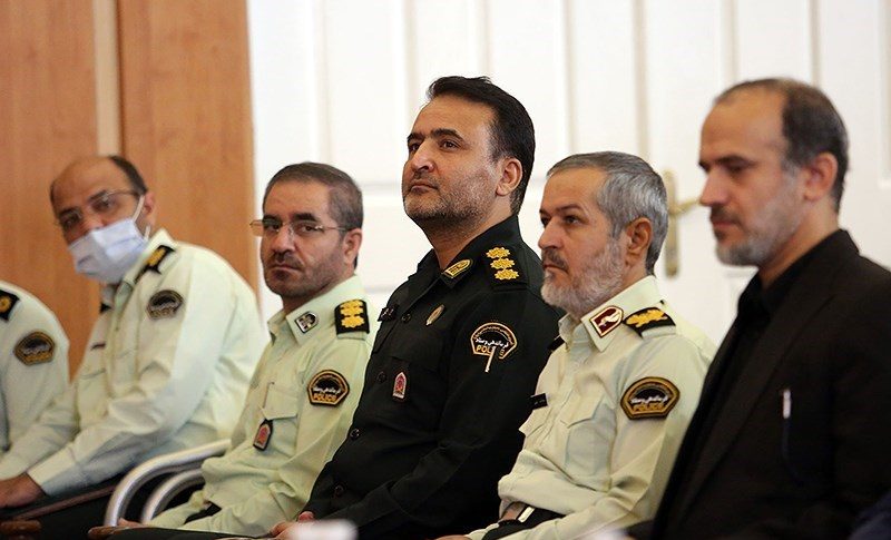 مراسم تکریم و معارفه فرمانده انتظامی مشهد برگزار شد
