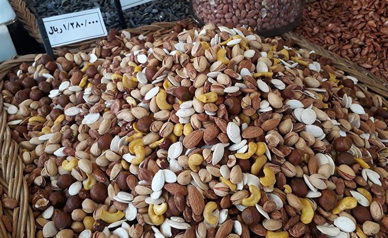 افزایش ۲۰ تا ۶۰ درصدی قیمت آجیل نسبت به سال گذشته