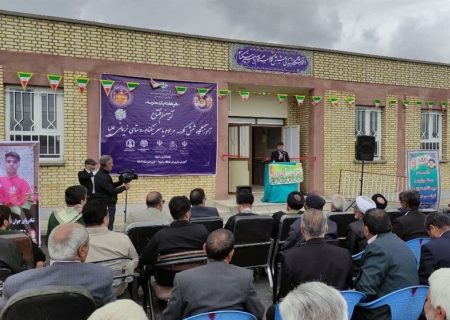افتتاح مدرسه خیرساز و زمین چمن مصنوعی در بخش رضویه مشهد در قالب پویش “هر هفته یک مدرسه”