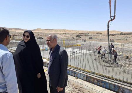 آغاز فرآیند بتن‌ریزی مخزن ۵ هزار متر مکعبی آب شرب در مه‌ولات