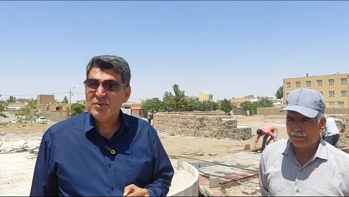 بازپیرایی و احداث ۵ پارک شهری به صورت همزمان توسط شهرداری گناباد