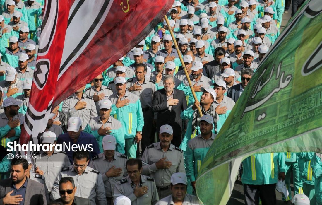 ۶۰۰ نیروی شهرداری مشهد برای خدمت در مراسم اربعین اعزام شدند