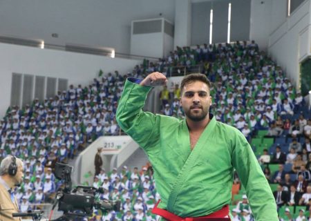 مدال برنز ملی پوش فوق سنگین  خراسان رضوی در رقابتهای کوراش قهرمانی آسیا