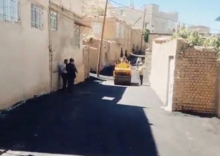 همه معابر خاکی شهر کدکن آسفالت می‌شوند