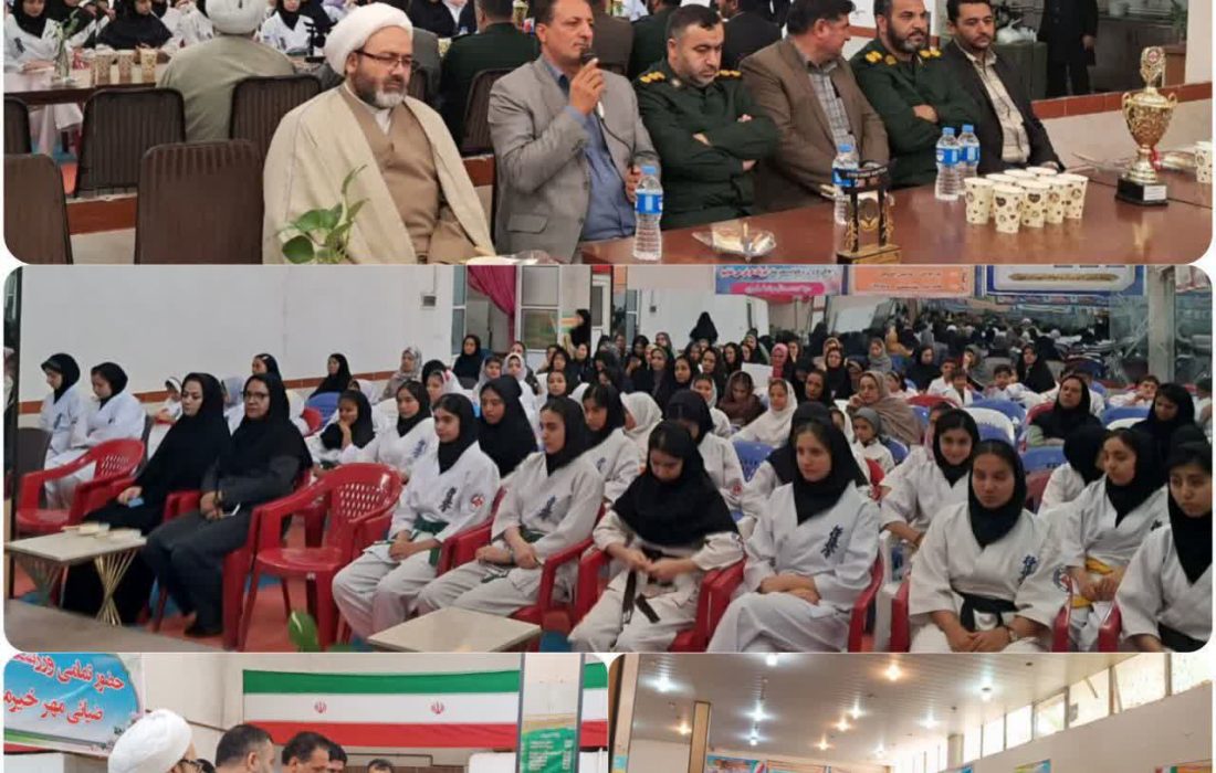 تجلیل از ۸۰ بانوی قهرمان کاراته شهرستان جوین