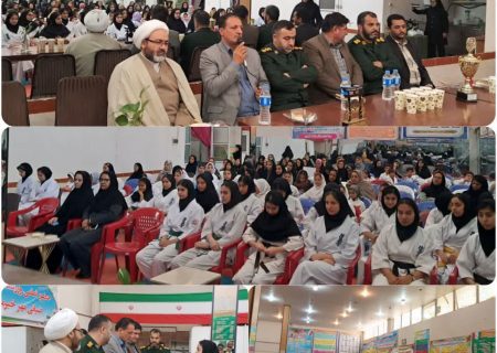 تجلیل از ۸۰ بانوی قهرمان کاراته شهرستان جوین