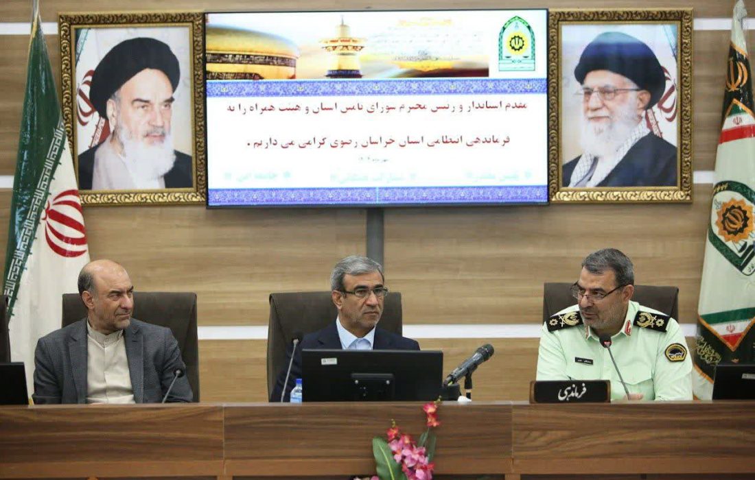 دیدار استاندار خراسان رضوی با فرمانده انتظامی استان به مناسبت هفته فراجا