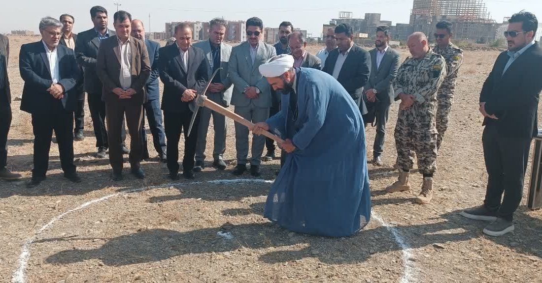 کلنگ‌زنی طرح نهضت ملی مسکن در شهر شاندیز