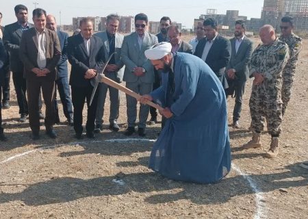 کلنگ‌زنی طرح نهضت ملی مسکن در شهر شاندیز