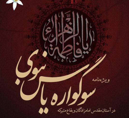ویژه برنامه های سوگواره یاس نبوی در بقاع متبرکه استان