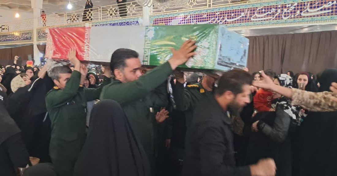 استقبال پرشور مردم تربت جام  از پیکر مطهر شهید گمنام