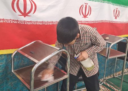 بهار معنوی در محله عبادی مشهد؛ استقبال از ماه ضیافت الهی با غبارروبی مسجد خاتم‌الاوصیا